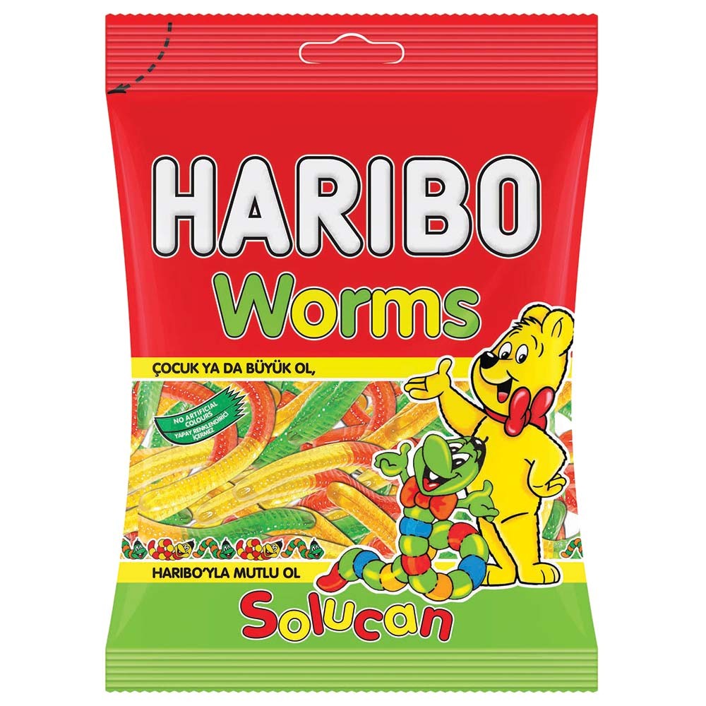 پاستیل هاریبو 80 گرمی کرم  Haribo Worms