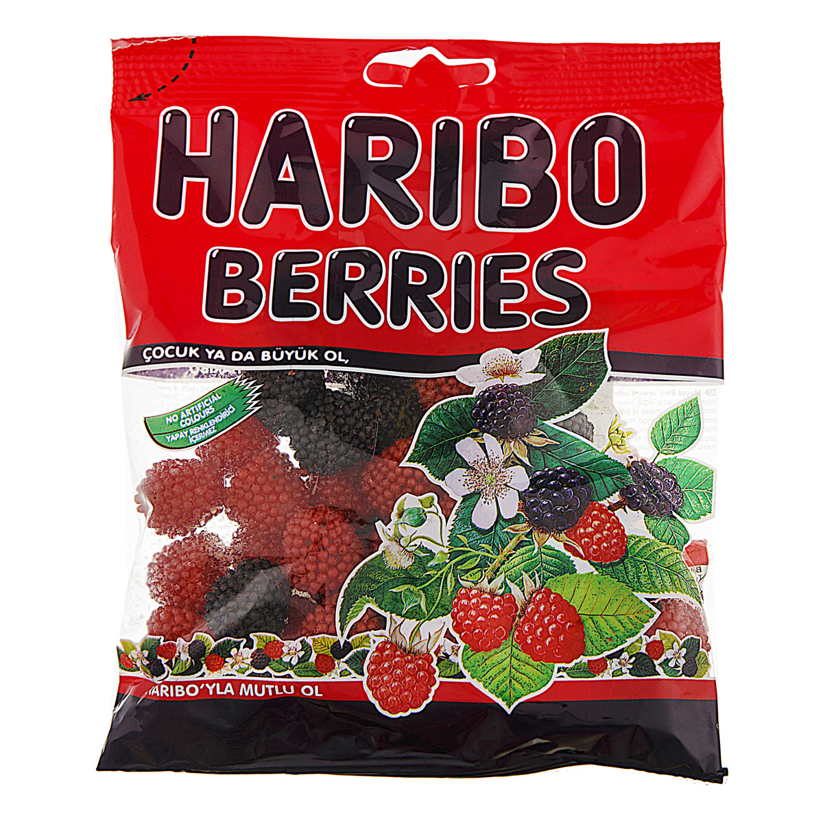 خرید پاستیل هاریبو 80گرمی تمشک BERRIES زود کافه